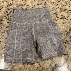 aerie Heather Gray Bike Shorts